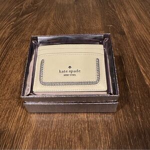 kate Spade Morgan Crystal Inlay Cardholder w box nwt